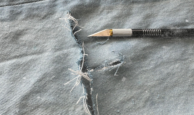 How to Distress Jeans in 5 Easy Steps