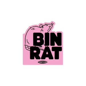 BIN RAT STICKER