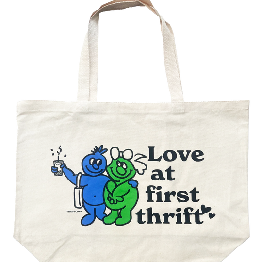 THRIFTCON 'LOVE AT FIRST THRIFT' TOTE