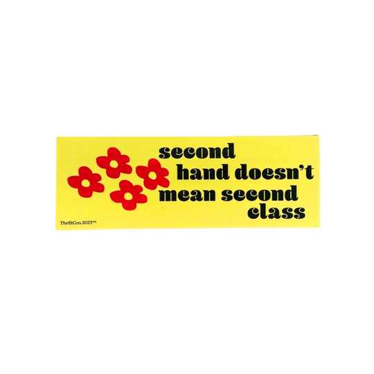 SECONDHAND ≠ SECONDCLASS STICKER