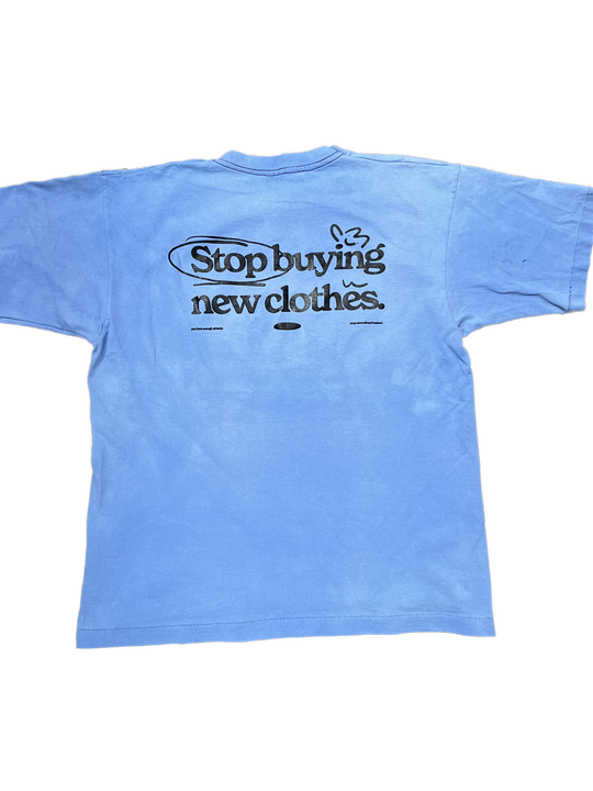 STOP BUYING NEW CLOTHES UPCYCLED TEE